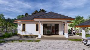14m X 12 5m Modern House Plan Hip Roof