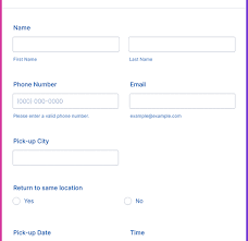 bike booking form template jotform