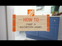 How To Paint A Bathroom Vanity The