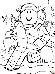 roblox coloring pages for kids to print