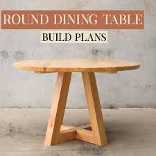 Round Dining Table Build Plans