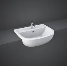 rak compact semi recessed wash basin