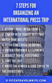 international press trips how to plan