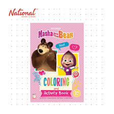 masha and the bear coloring and