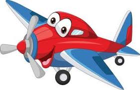 aeroplane cartoon vector art icons