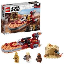 Experience all nine films like never before in lego star wars: Lego Star Wars A New Hope Luke Skywalker S Landspeeder Building Kit 75271 Target