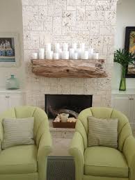 Driftwood Fireplace Mantle Fireplace