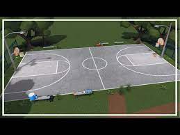 park basketball court in bloxburg