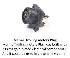 waterproof trolling motor plug