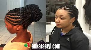 Ghana braids into an elegant updo. 23 Best Ghana Braids Styles Ponytails In 2020 To Try Asap