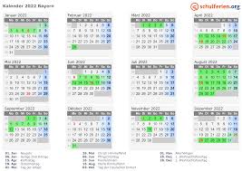 Ferienkalender für 2020 und 2021. Kalender 2021 2022 Bayern