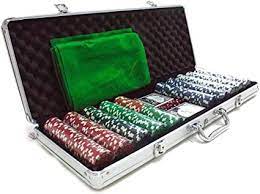 Maleta Poker 500 Fichas Sem Numeração Abs Completo | Amazon.com.br
