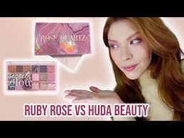 ruby rose vs rose quartz huda beauty