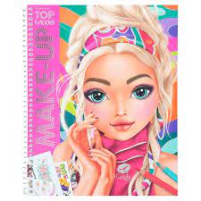 topmodel make up colouring book 2023