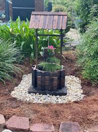Rustic Wooden Wishing Well With Height