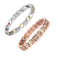 He gets a seat at the table. University Trendz 18 K Rose Gold Plated Titanium Health Care Bio Energy Bracelet Combo For Couple Amazon In Jewellery