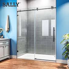 sally frameless showerroom sliding matt
