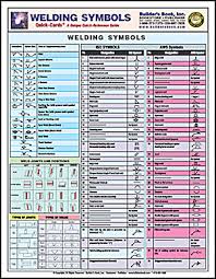 Quick Card Welding Symbols By Builders Book Inc On Builders Booksource