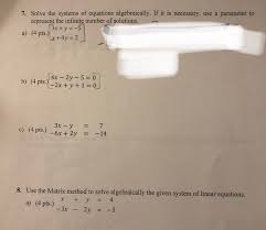 Equations Algebraically