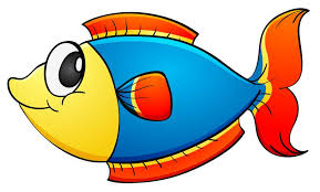 rainbow fish vector art icons and