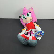 Toy Network Sega Sonic X the Hedgehog 15TH Amy Rose Stuffed Plush Doll 2008  Tag | eBay