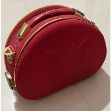 polyester red makeup vanity case for