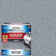 gray epoxy 1 car garage floor paint kit