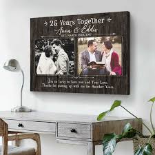 25 years together personalized photo
