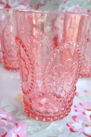 Pink Drinking Glasses Pink Glassware