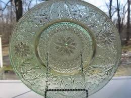 Transperant Round Dinner Glass Plates