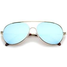 focus mirror lens aviator sunglasses