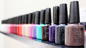 cnd sac gel polish manicures and