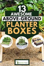 13 Awesome Above Ground Planter Boxes