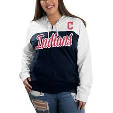Details About 5th Ocean By New Era Cleveland Indians Womens Navy White Plus Size French