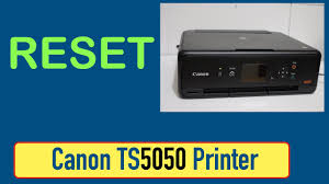 Si le problème survient gs5050 votre imprimante, la première solution consis. Canon Pixma Ts5050 Reset Printer Youtube