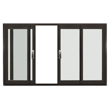Clad Wood 4 Panel Sliding Patio Door