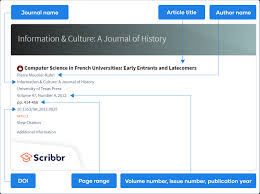 cite a journal article in apa style