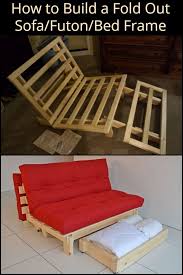 futon bed frames sofa bed frame diy