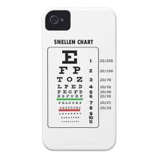 Snellen Chart Eye Exam Chart Case Mate Iphone Case