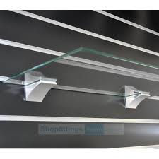 Slat Panel Glass Shelf Bracket