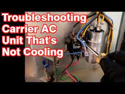 troubleshooting carrier ac unit not