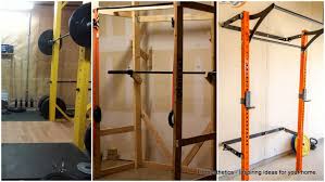 homemade squat rack ideas