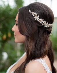 cienna a sparkling fl hair clip wed2b