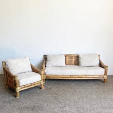 boho chic bamboo sofa set