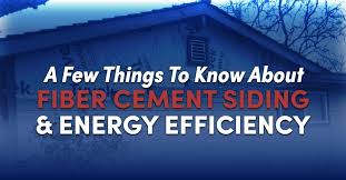 fiber cement siding energy efficiency