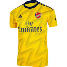 The new arsenal 2020/21 home jersey is a darker shade of red compared to last year and features a subtle design across the front and back of the jersey and the. Adidas Arsenal 2019 20 Away Jersey Eqt Yellow Llyne
