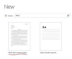 What The What Word Has An Mla Template Teaching And Learning