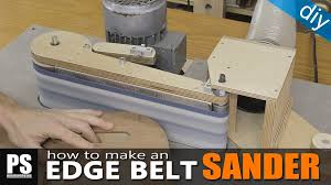 homemade edge belt sander table