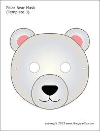 Bear Masks Free Printable Templates Coloring Pages