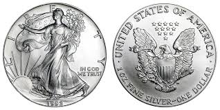 1992 American Silver Eagle Bullion Coin One Troy Ounce Coin